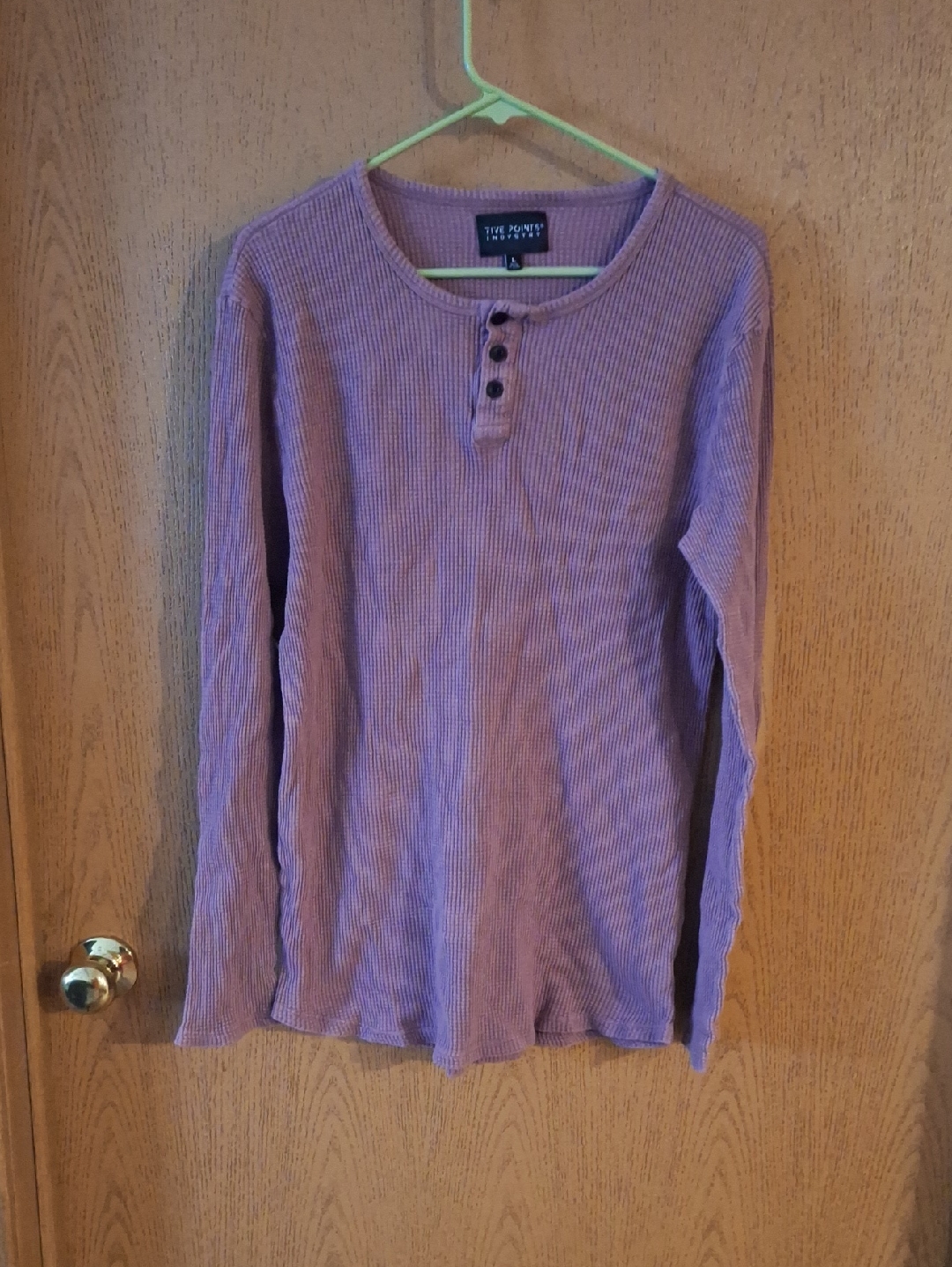 The North Face Girls' Long Sleeve Henley Top - Lavender
